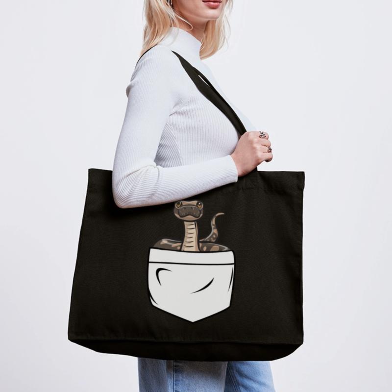 Ball Python Schlange Königspython Stanley/Stella recycelter Shopping Bag