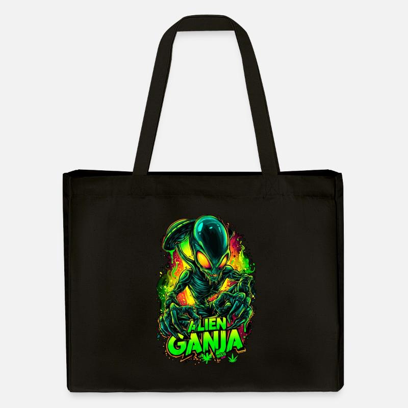 Ganja extraterrestre - Cabas recyclé Stanley/Stella - noir