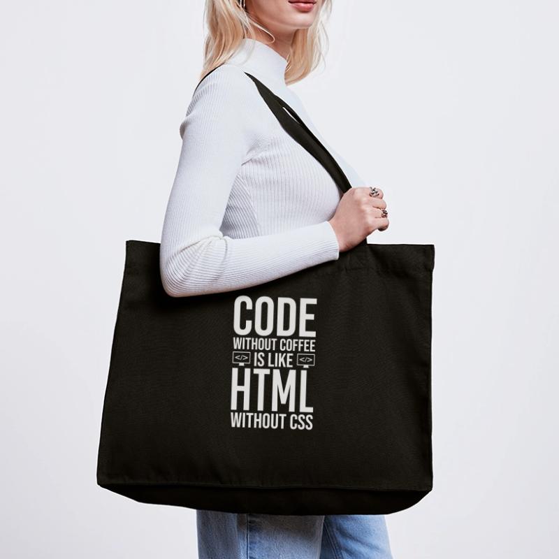 Coder Kaffee Geschenk Stanley/Stella recycelter Shopping Bag
