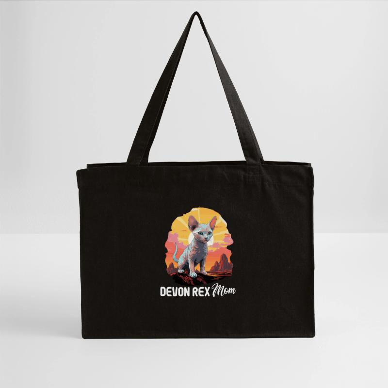 Devon Rex Kitten Devon Rex Cat Stanley/Stella Recycled Shopping Bag