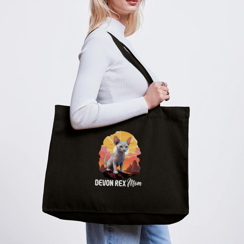 Devon Rex Kitten Devon Rex Cat Stanley/Stella Recycled Shopping Bag
