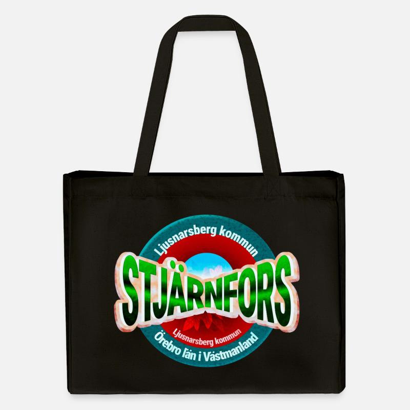 Stjärnfors - Stanley/Stella recycelter Shopping Bag - Schwarz