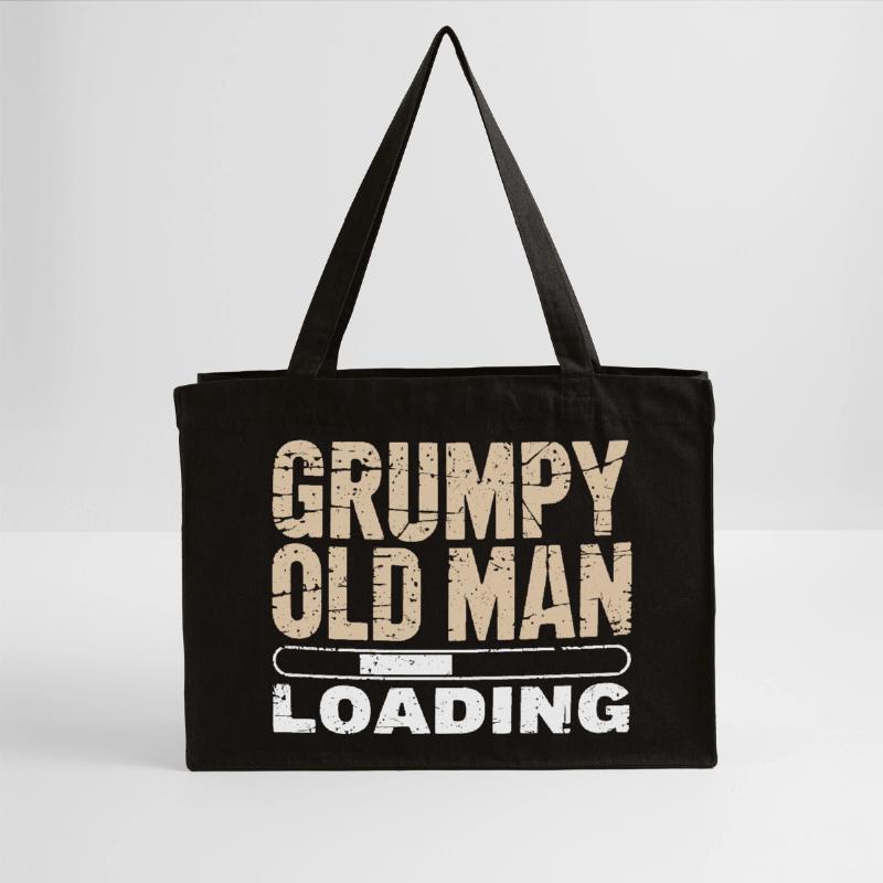 Grumpy Old Man Loading Stanley/Stella recycelter Shopping Bag