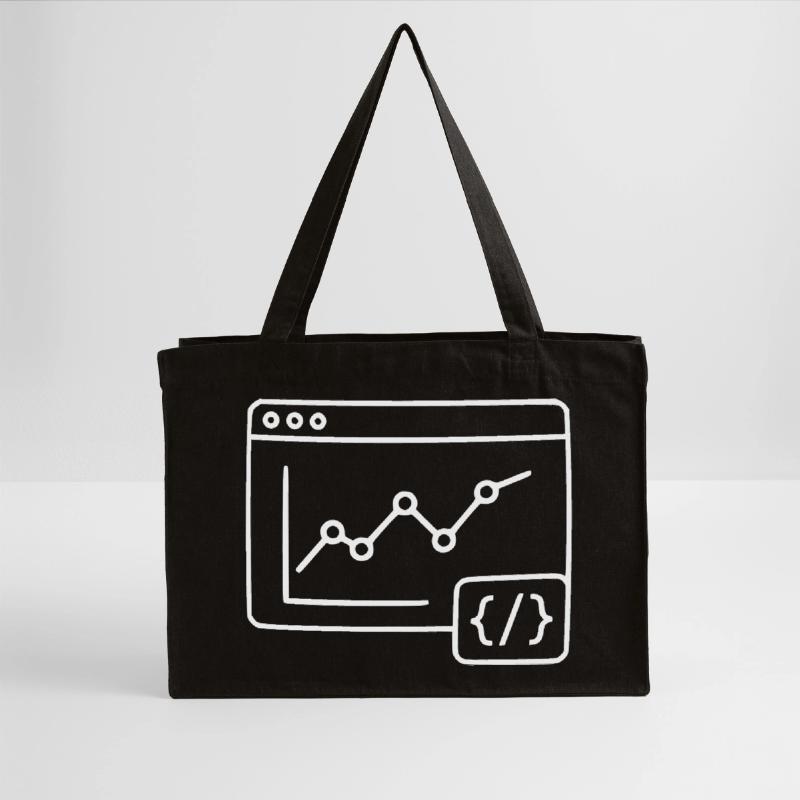 Web Analyse Chart Coding Browser Vektor Stanley/Stella recycelter Shopping Bag