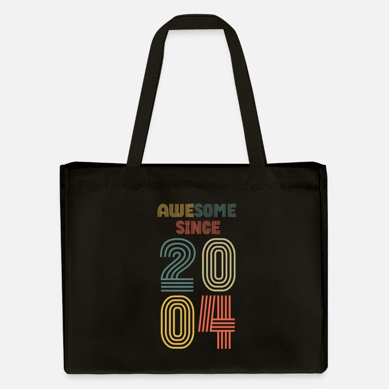 20. Geburtstag 2004 - Stanley/Stella recycelter Shopping Bag - Schwarz