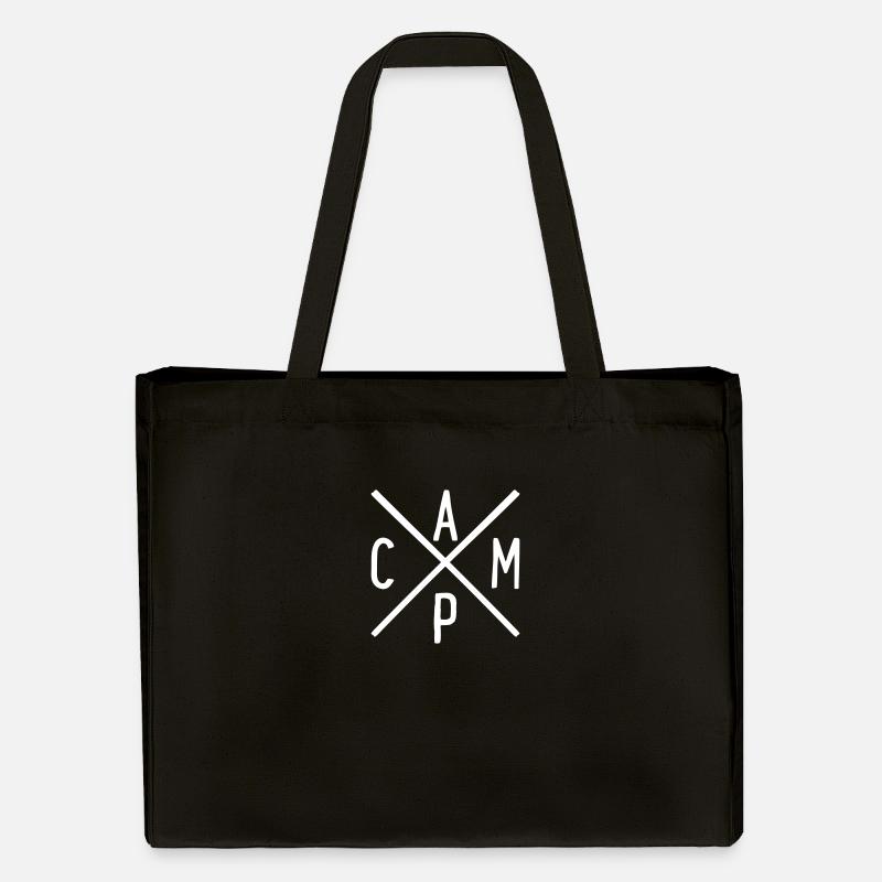 Camping - Stanley/Stella recycelter Shopping Bag - Schwarz