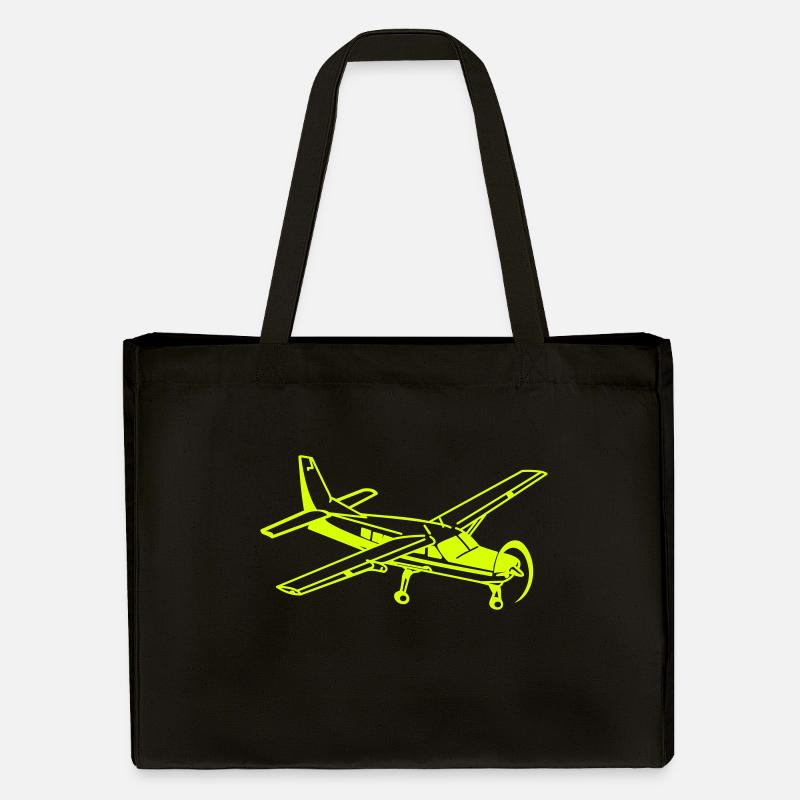 Cessna C208 - Stanley/Stella recycelter Shopping Bag - Schwarz