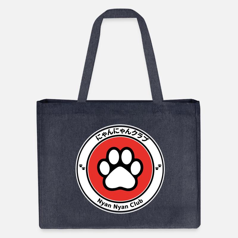 Conception de logo Nyan patte de chat mignon - Cabas recyclé Stanley/Stella - bleu nuit