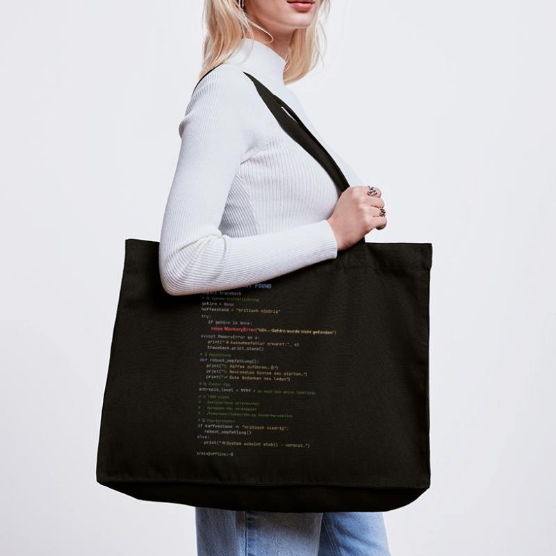 404 Cerveau introuvable Code Python Cabas recyclé Stanley/Stella