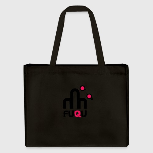 T-shirt FUQU logo colore nero - SHOPPING BAG Stanley/Stella
