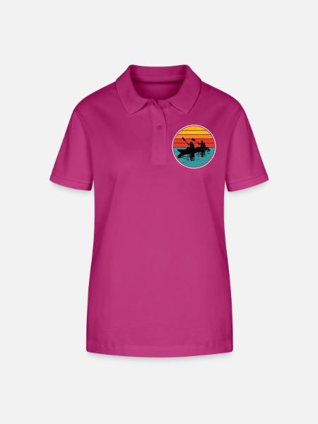Sunset Kayak Duo Circle - Polo bio ELLISER Stanley/Stella Femme - mauve orchidée