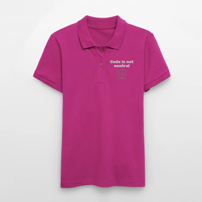 Code Is Not Neutral - Ethical Coder Statement Stanley/Stella Frauen Bio-Poloshirt ELLISER