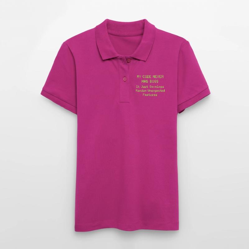 My code never has bugs, it just develops randomly Stanley/Stella Women’s Organic Polo Shirt ELLISER