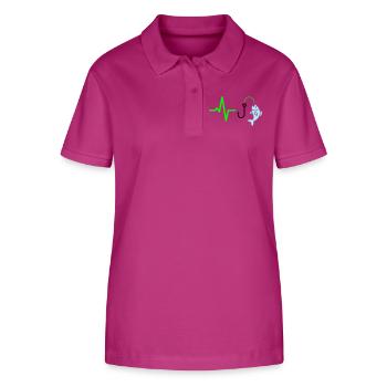 Icône de pêche à la ligne à impulsions - Polo bio ELLISER Stanley/Stella Femme - mauve orchidée - Devant - Luana (180cm)