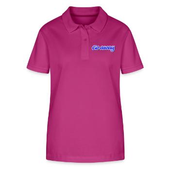 Go away Claim - Vectorgraphic - Stanley/Stella Women’s Organic Polo Shirt ELLISER - orchid Flower - Front - Luana (180cm)