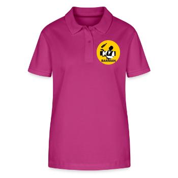 Barman - Polo bio ELLISER Stanley/Stella Femme - mauve orchidée - Devant - Luana (180cm)