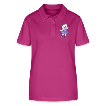 Bear ballet - Stanley/Stella Women’s Organic Polo Shirt ELLISER - orchid Flower - Front - Luana (180cm)