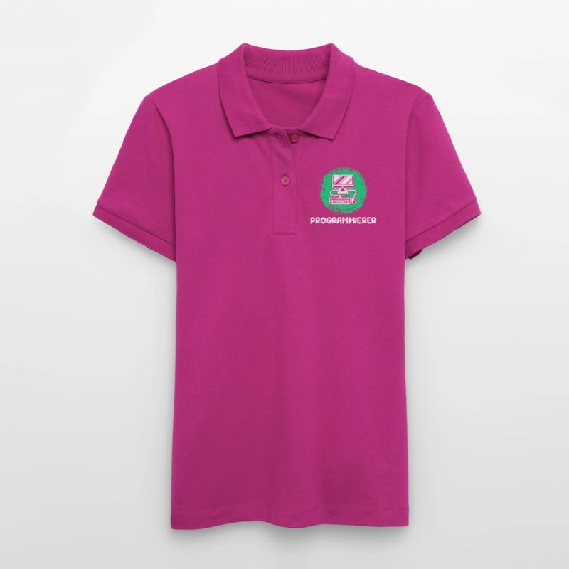 Computer Freak Scripting Developer Programmer Stanley/Stella Women’s Organic Polo Shirt ELLISER