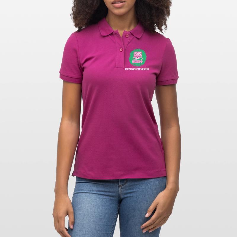 Computer Freak Scripting Developer Programmer Stanley/Stella Women’s Organic Polo Shirt ELLISER