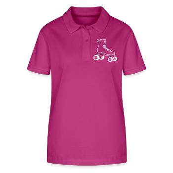 Rollschuhe Zeichnung - Stanley/Stella Frauen Bio-Poloshirt ELLISER - Orchidee - Vorne - Luana (180cm)