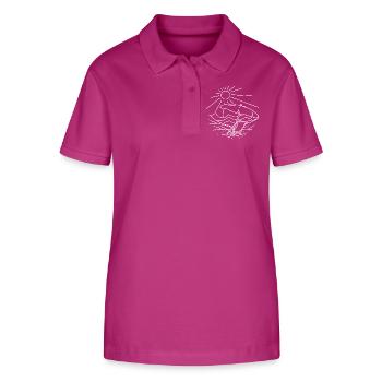 Urlaub Sonnenaufgang Insel Strand - Stanley/Stella Frauen Bio-Poloshirt ELLISER - Orchidee - Vorne - Luana (180cm)