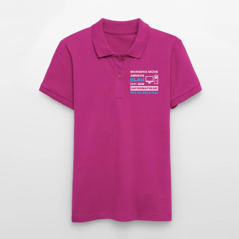 computer scientist programmer admin sayings funny Stanley/Stella Women’s Organic Polo Shirt ELLISER