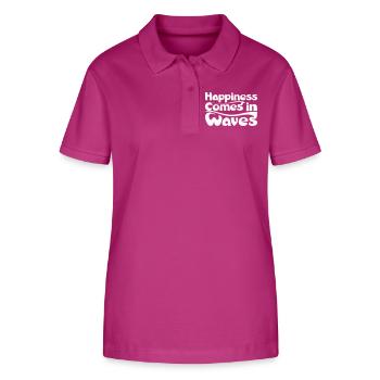 Waves of Happiness in Vintage Style - Stanley/Stella Women’s Organic Polo Shirt ELLISER - orchid Flower - Front - Luana (180cm)