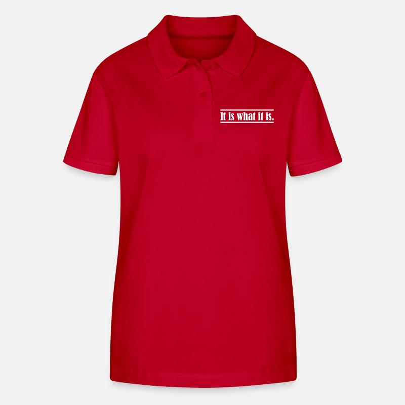 C’est ce que c’est. - Polo bio ELLISER Stanley/Stella Femme - rouge
