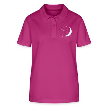 Ciel nocturne - Polo bio ELLISER Stanley/Stella Femme - mauve orchidée - Devant - Luana (180cm)