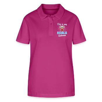Koala Koalabär - Stanley/Stella Frauen Bio-Poloshirt ELLISER - Orchidee - Vorne - Luana (180cm)