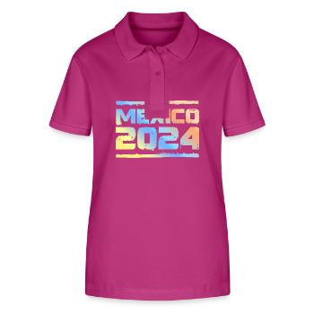 Mexico 2024 Colorful - Stanley/Stella Women’s Organic Polo Shirt ELLISER - orchid Flower - Front - Luana (180cm)