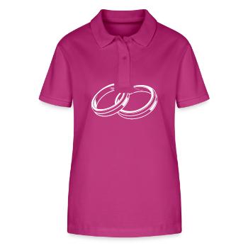Alliances Symbole Silhouette Mariage - Polo bio ELLISER Stanley/Stella Femme - mauve orchidée - Devant - Luana (180cm)