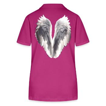 Angel wings - Stanley/Stella Women’s Organic Polo Shirt ELLISER - orchid Flower - Back - Luana (180cm)