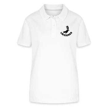 Lackierer - Stanley/Stella Frauen Bio-Poloshirt ELLISER - Weiß - Vorne - Anna (173cm)