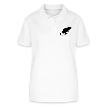 Mouse - Stanley/Stella Women’s Organic Polo Shirt ELLISER - white - Front - Anna (173cm)