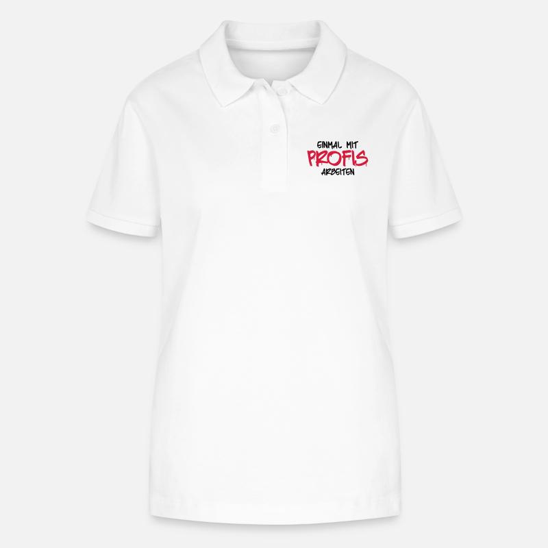 einmal mit profis arbebiten - Stanley/Stella Frauen Bio-Poloshirt ELLISER - Weiß