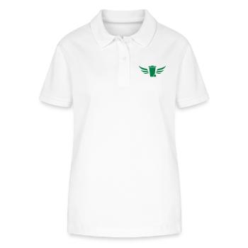 Dustman Ripper Müllmann Eboueur Garbage Trash - Stanley/Stella Women’s Organic Polo Shirt ELLISER - white - Front - Anna (173cm)