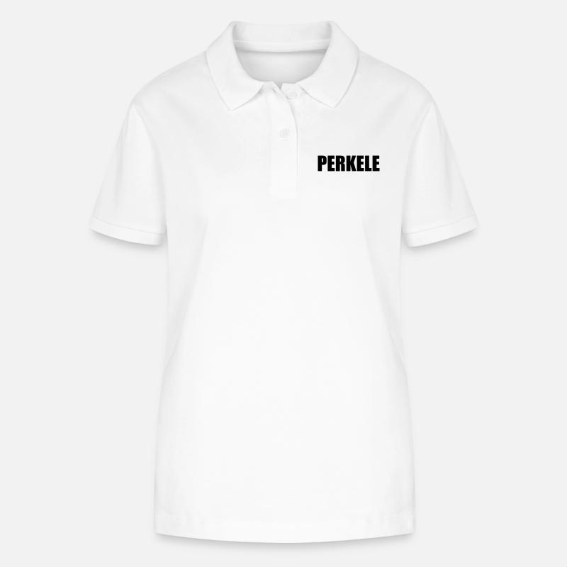 Perkele - Stanley/Stella Frauen Bio-Poloshirt ELLISER - Weiß