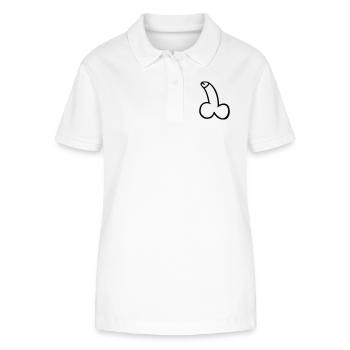 Penis - Stanley/Stella Women’s Organic Polo Shirt ELLISER - white - Front - Anna (173cm)
