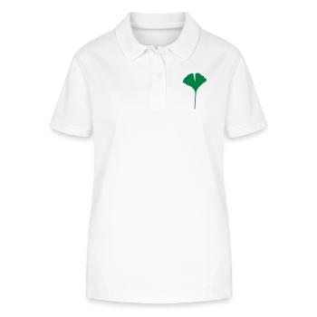 ginkgo - gingko - Stanley/Stella Women’s Organic Polo Shirt ELLISER - white - Front - Anna (173cm)