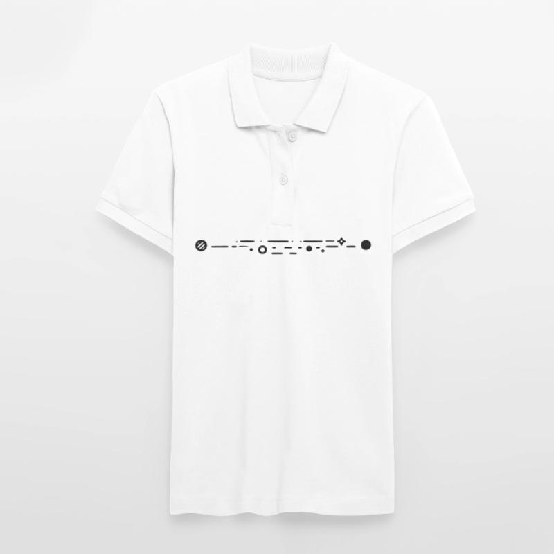 Line Dots Pattern Stanley/Stella Women’s Organic Polo Shirt ELLISER