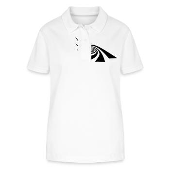 Vector Spiral - Stanley/Stella Women’s Organic Polo Shirt ELLISER - white - Front - Anna (173cm)