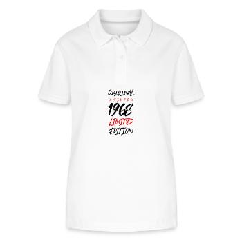 1968 limited edition - Stanley/Stella Frauen Bio-Poloshirt ELLISER - Weiß - Vorne - Anna (173cm)