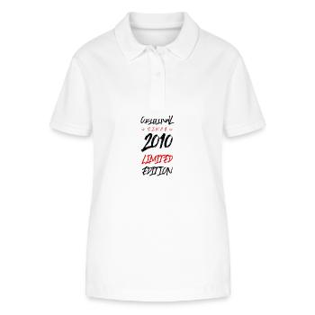 2010 Limited Edition - Stanley/Stella Women’s Organic Polo Shirt ELLISER - white - Front - Anna (173cm)