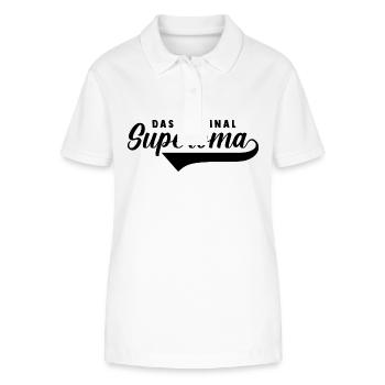 Großmutter Oma - Stanley/Stella Frauen Bio-Poloshirt ELLISER - Weiß - Vorne - Anna (173cm)
