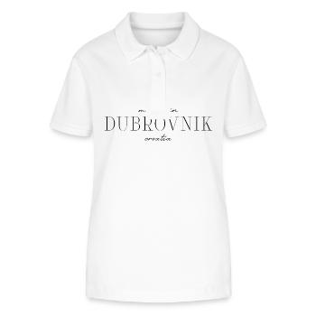 Dubrovnik, Croatia Style Desing T-Shirt - Stanley/Stella Women’s Organic Polo Shirt ELLISER - white - Front - Anna (173cm)