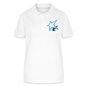 Canoe Stern - Stanley/Stella Women’s Organic Polo Shirt ELLISER - white - Front - Anna (173cm)