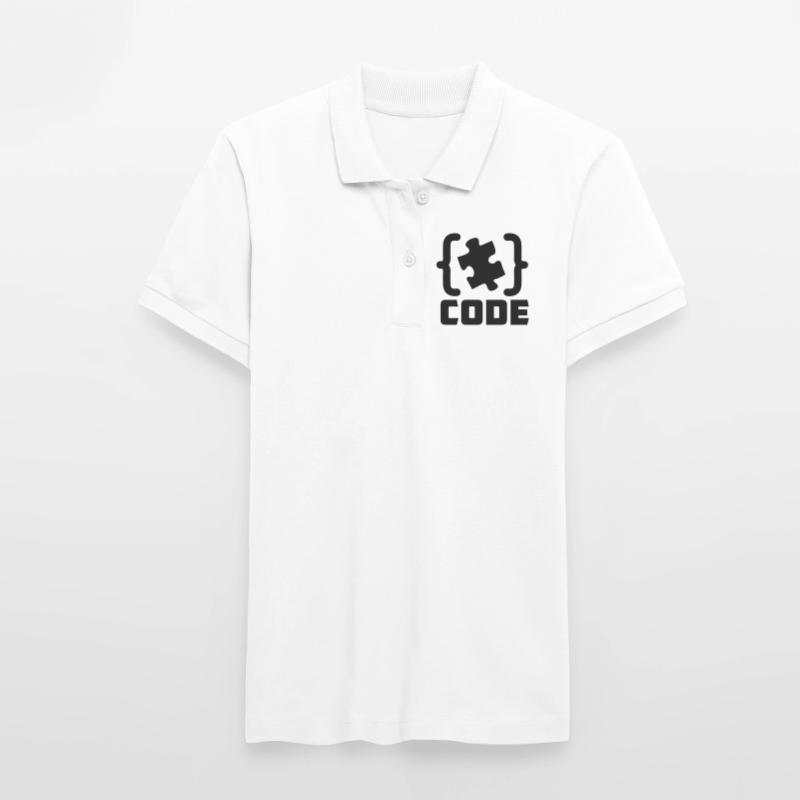 programmer Code puzzle piece solving Stanley/Stella Women’s Organic Polo Shirt ELLISER