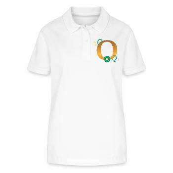 O - Stanley/Stella Women’s Organic Polo Shirt ELLISER - white - Front - Anna (173cm)