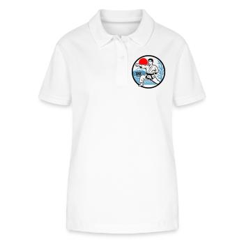 Karate Nature - Stanley/Stella Women’s Organic Polo Shirt ELLISER - white - Front - Anna (173cm)